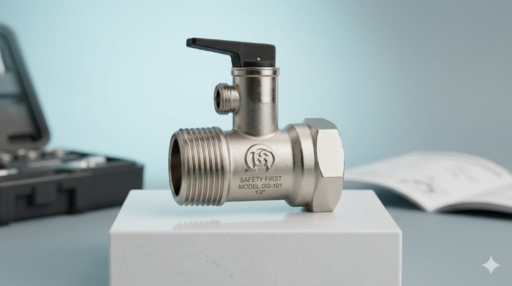 Valvula de seguridad de un termo electrico