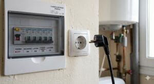 : comprobación del enchufe cuando el termo eléctrico salta el diferencial