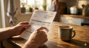 Revisión del ahorro mensual en la factura de la luz tras la instalación climática.