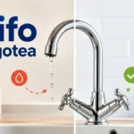 Grifo que gotea: cómo saber de dónde sale el agua Gota visible en un grifo doméstico antes de localizar por dónde pierde.