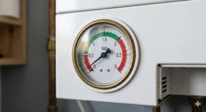 Manómetro de caldera de gas sin presión