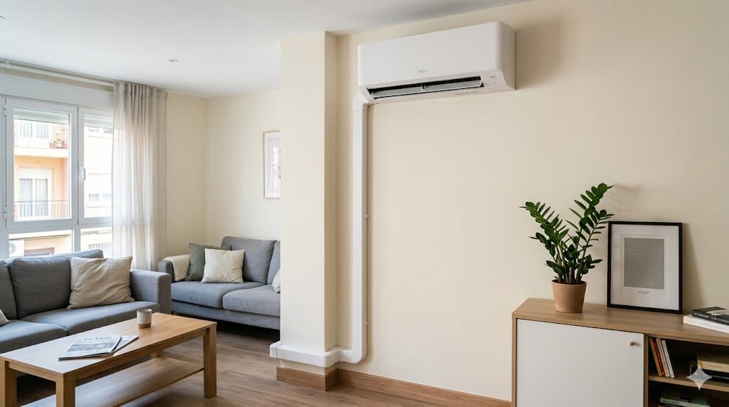 aire-acondicionado-piso-sin-preinstalacion-split-canaleta.